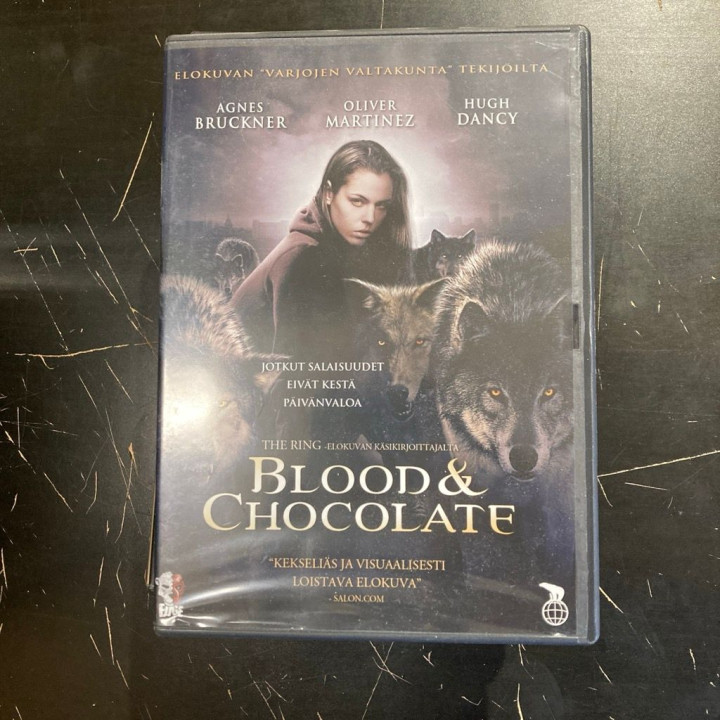 Blood & Chocolate DVD (VG+/VG+) -kauhu/fantasia-